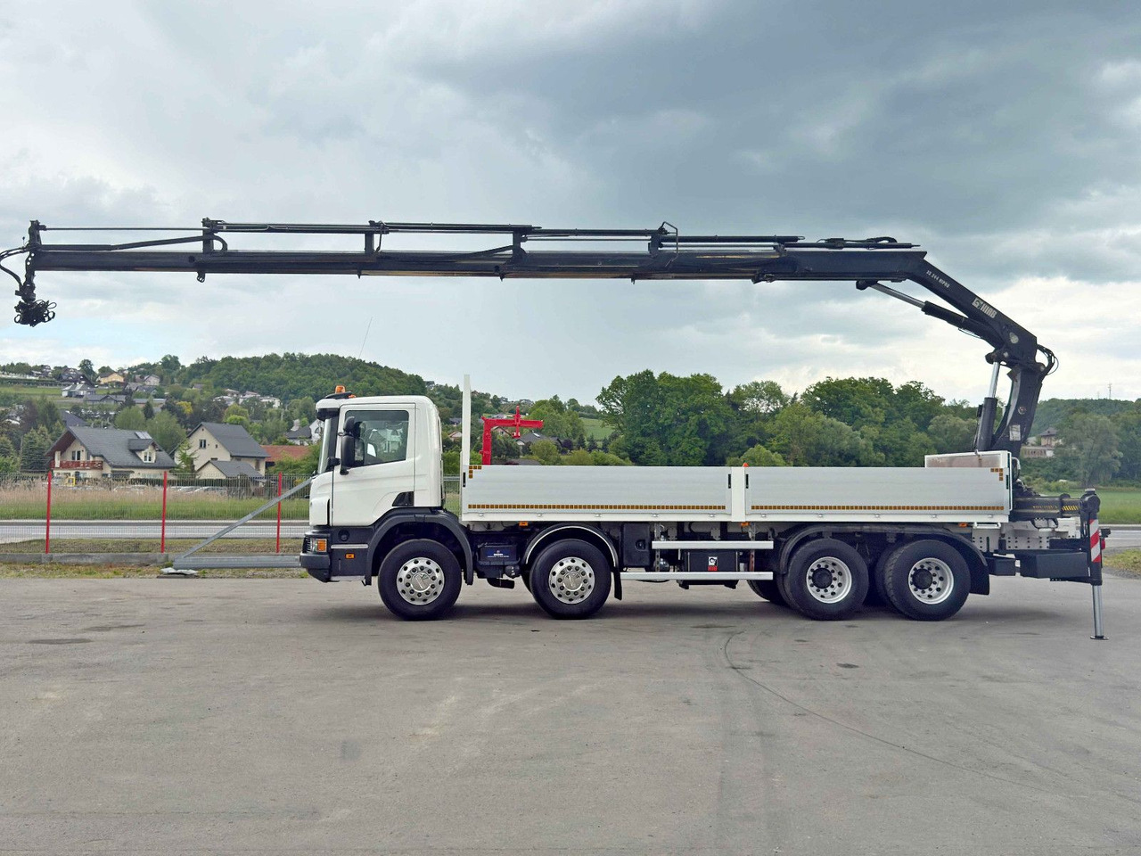 Scania P 410*PLATFORM 7,00m*HIAB 244 E-5 HIPRO+FUNK/8x4 Scania P 410*PRITSCHE 7,00m*HIAB 244 E-5 HIPRO+FUNK/8x4 - Φορτηγό με γερανό, Φορτηγό με ανοιχτή καρότσα: φωτογραφία 5 Scania P 410*PLATFORM 7,00m*HIAB 244 E-5 HIPRO+FUNK/8x4 Scania P 410*PRITSCHE 7,00m*HIAB 244 E-5 HIPRO+FUNK/8x4 - Φορτηγό με γερανό, Φορτηγό με ανοιχτή καρότσα: φωτογραφία 5