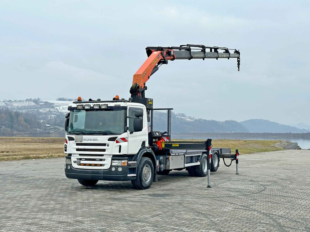 Scania P 420* PLATFORM 6,80m * PK 29002+FUNK * TOP Scania P 420* PLATFORM 6,80m * PK 29002+FUNK * TOP - Φορτηγό ρυμούλκησης: φωτογραφία 2 Scania P 420* PLATFORM 6,80m * PK 29002+FUNK * TOP Scania P 420* PLATFORM 6,80m * PK 29002+FUNK * TOP - Φορτηγό ρυμούλκησης: φωτογραφία 2