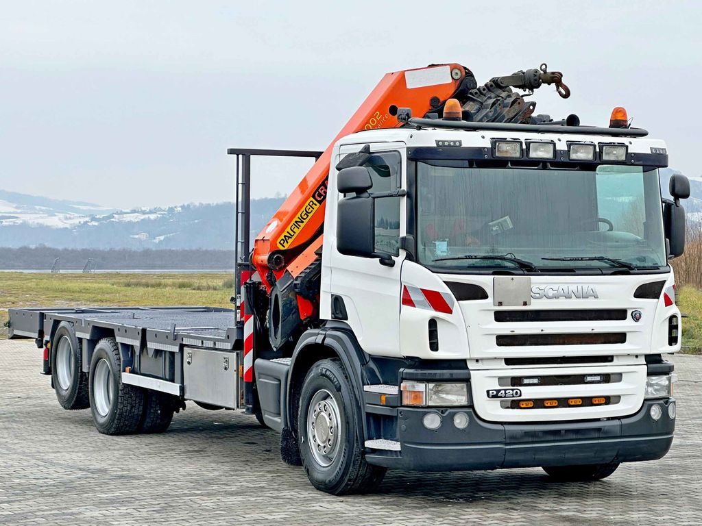 Scania P 420* PLATFORM 6,80m * PK 29002+FUNK * TOP Scania P 420* PLATFORM 6,80m * PK 29002+FUNK * TOP - Φορτηγό ρυμούλκησης: φωτογραφία 3 Scania P 420* PLATFORM 6,80m * PK 29002+FUNK * TOP Scania P 420* PLATFORM 6,80m * PK 29002+FUNK * TOP - Φορτηγό ρυμούλκησης: φωτογραφία 3