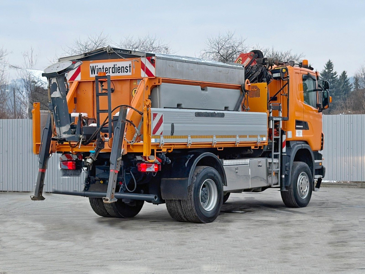 Φορτηγό με γερανό Scania R 420 KIPPER 4,15 m * PK 11002/FUNK * sandblaste: φωτογραφία 9