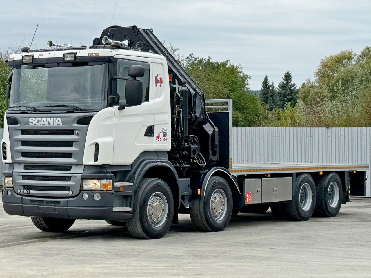 Scania R 620*PLATFORM 6,45m*HIAB 600 E - 9 + FUNK / 8x4 - Φορτηγό με γερανό: φωτογραφία 3 Scania R 620*PLATFORM 6,45m*HIAB 600 E - 9 + FUNK / 8x4 - Φορτηγό με γερανό: φωτογραφία 3