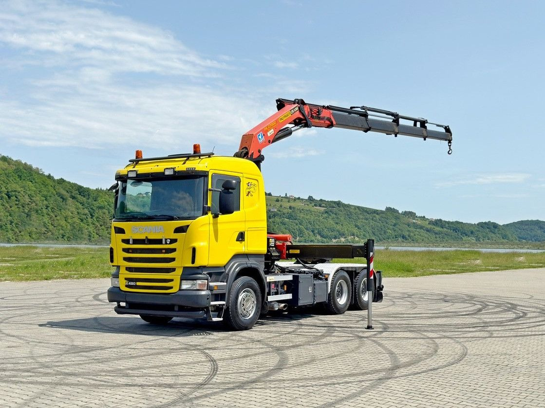 Scania R480 * Sattelzugmaschine + PK 27002 + FUNK /6x4 - Φορτηγό με γερανό: φωτογραφία 2 Scania R480 * Sattelzugmaschine + PK 27002 + FUNK /6x4 - Φορτηγό με γερανό: φωτογραφία 2