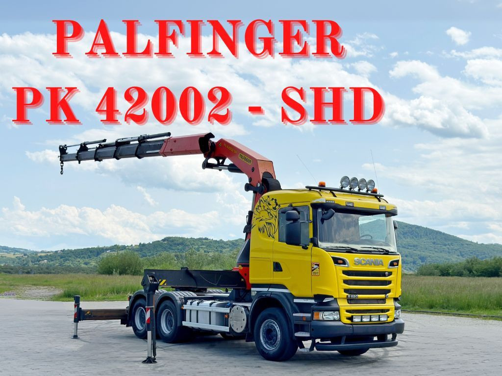 Scania R620 * Sattelzugmaschine + PK 42002-SHD+FUNK/6x4 - Τράκτορας: φωτογραφία 1 Scania R620 * Sattelzugmaschine + PK 42002-SHD+FUNK/6x4 - Τράκτορας: φωτογραφία 1