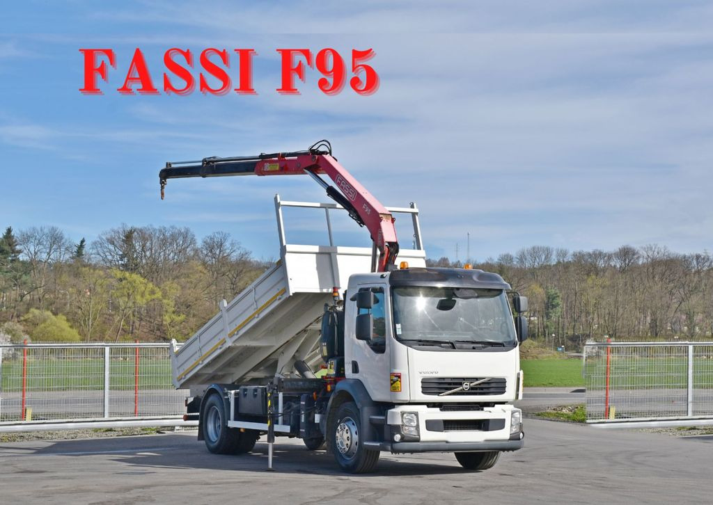 Volvo FL 290 KIPPER 4,90m * FASSI F95A.22 + FUNK * TOP Volvo FL 290 KIPPER 4,90m * FASSI F95A.22 + FUNK * TOP - Φορτηγό με γερανό, Φορτηγό ανατρεπόμενο: φωτογραφία 1 Volvo FL 290 KIPPER 4,90m * FASSI F95A.22 + FUNK * TOP Volvo FL 290 KIPPER 4,90m * FASSI F95A.22 + FUNK * TOP - Φορτηγό με γερανό, Φορτηγό ανατρεπόμενο: φωτογραφία 1