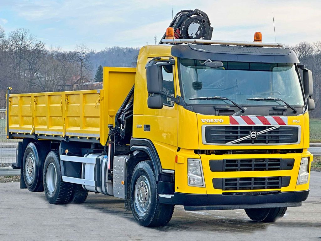 Volvo FM 330 Kipper 5,50m*HIAB 122 B -3 DUO*TOPZUSTAND - Φορτηγό με γερανό, Φορτηγό ανατρεπόμενο: φωτογραφία 4 Volvo FM 330 Kipper 5,50m*HIAB 122 B -3 DUO*TOPZUSTAND - Φορτηγό με γερανό, Φορτηγό ανατρεπόμενο: φωτογραφία 4