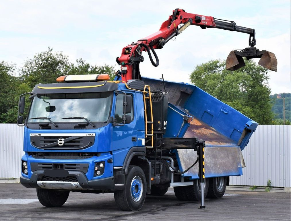 Volvo FMX 370 Kipper 4,90m *EPSILON Q150Z/FUNK*6x4 - Φορτηγό με γερανό, Φορτηγό ανατρεπόμενο: φωτογραφία 3 Volvo FMX 370 Kipper 4,90m *EPSILON Q150Z/FUNK*6x4 - Φορτηγό με γερανό, Φορτηγό ανατρεπόμενο: φωτογραφία 3