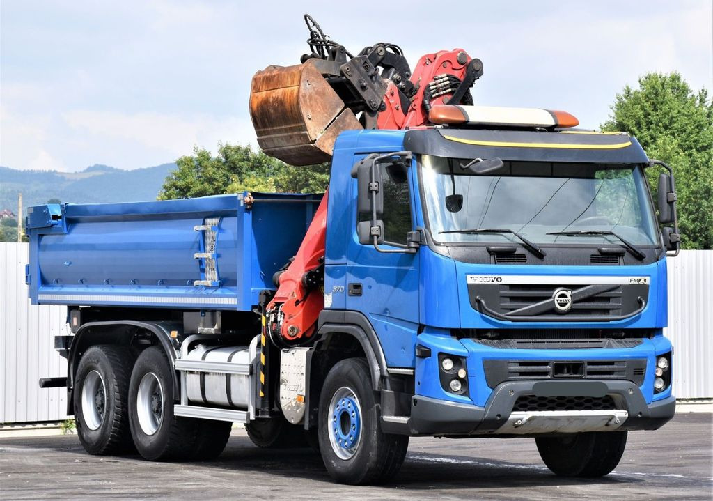 Volvo FMX 370 Kipper 4,90m *EPSILON Q150Z/FUNK*6x4 - Φορτηγό ανατρεπόμενο, Φορτηγό με γερανό: φωτογραφία 4 Volvo FMX 370 Kipper 4,90m *EPSILON Q150Z/FUNK*6x4 - Φορτηγό ανατρεπόμενο, Φορτηγό με γερανό: φωτογραφία 4