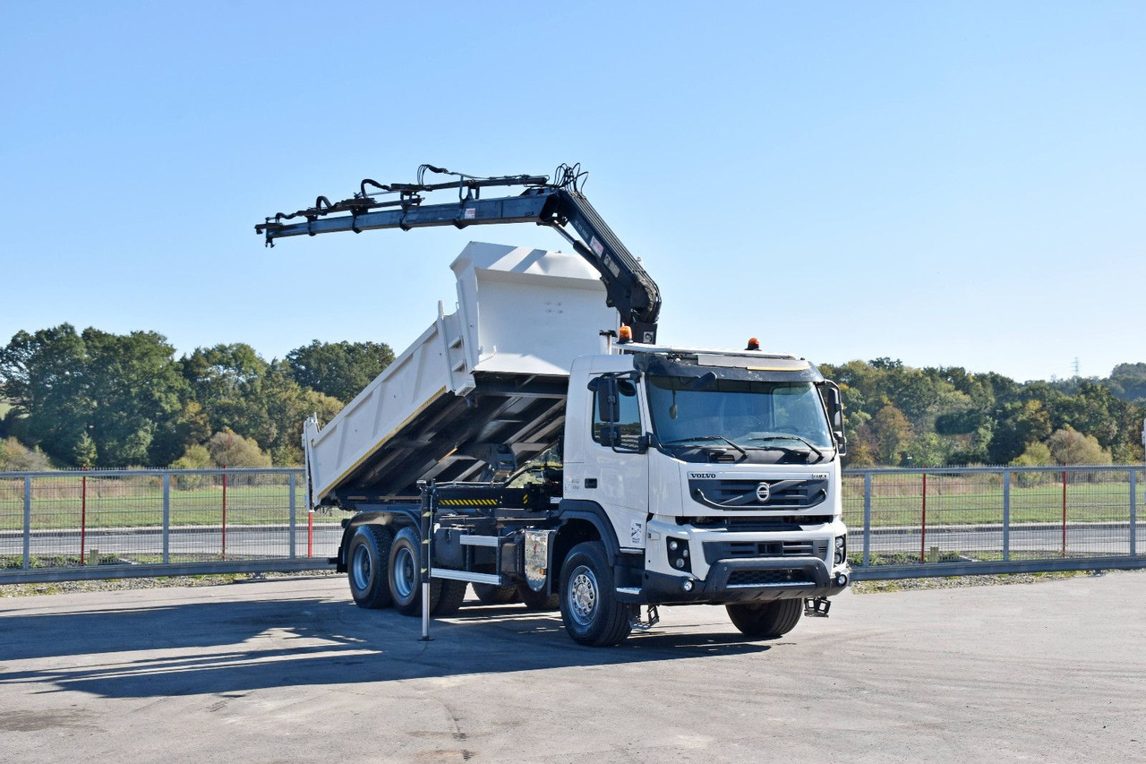 Volvo FMX 410 Kipper 5,20m*HIAB 122 D-4 HIDUO/FUNK*6x4 - Φορτηγό με γερανό: φωτογραφία 2 Volvo FMX 410 Kipper 5,20m*HIAB 122 D-4 HIDUO/FUNK*6x4 - Φορτηγό με γερανό: φωτογραφία 2