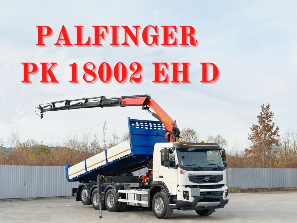 Volvo FMX 460 Kipper 6,40m + PALFINGER PK 18002 EH D - Φορτηγό με γερανό: φωτογραφία 1 Volvo FMX 460 Kipper 6,40m + PALFINGER PK 18002 EH D - Φορτηγό με γερανό: φωτογραφία 1