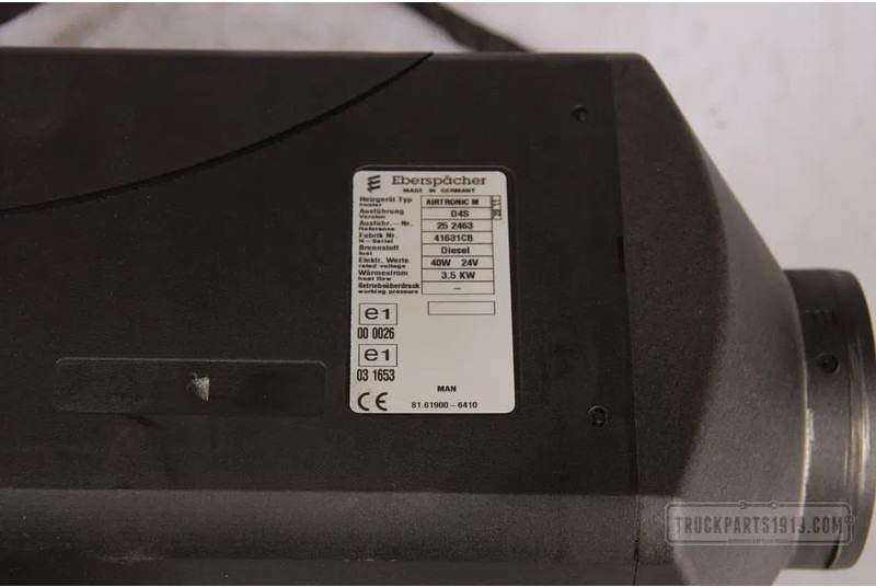 MAN 81619006410 D4S 3.5KW - Θέρμανση/ Εξαερισμός για Φορτηγό: φωτογραφία 2 MAN 81619006410 D4S 3.5KW - Θέρμανση/ Εξαερισμός για Φορτηγό: φωτογραφία 2