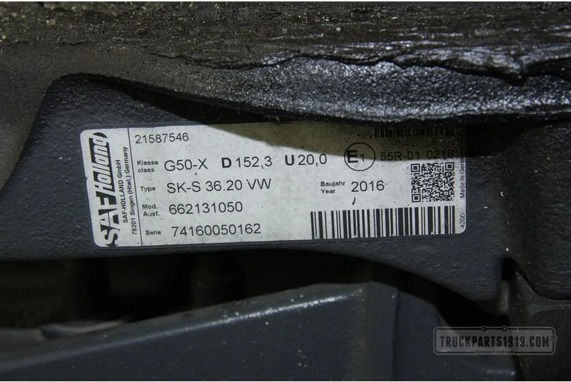 SAF Body & Chassis Parts Koppelschotel SK-S 36.20VW - Πέμπτος τροχός για Φορτηγό: φωτογραφία 2 SAF Body & Chassis Parts Koppelschotel SK-S 36.20VW - Πέμπτος τροχός για Φορτηγό: φωτογραφία 2