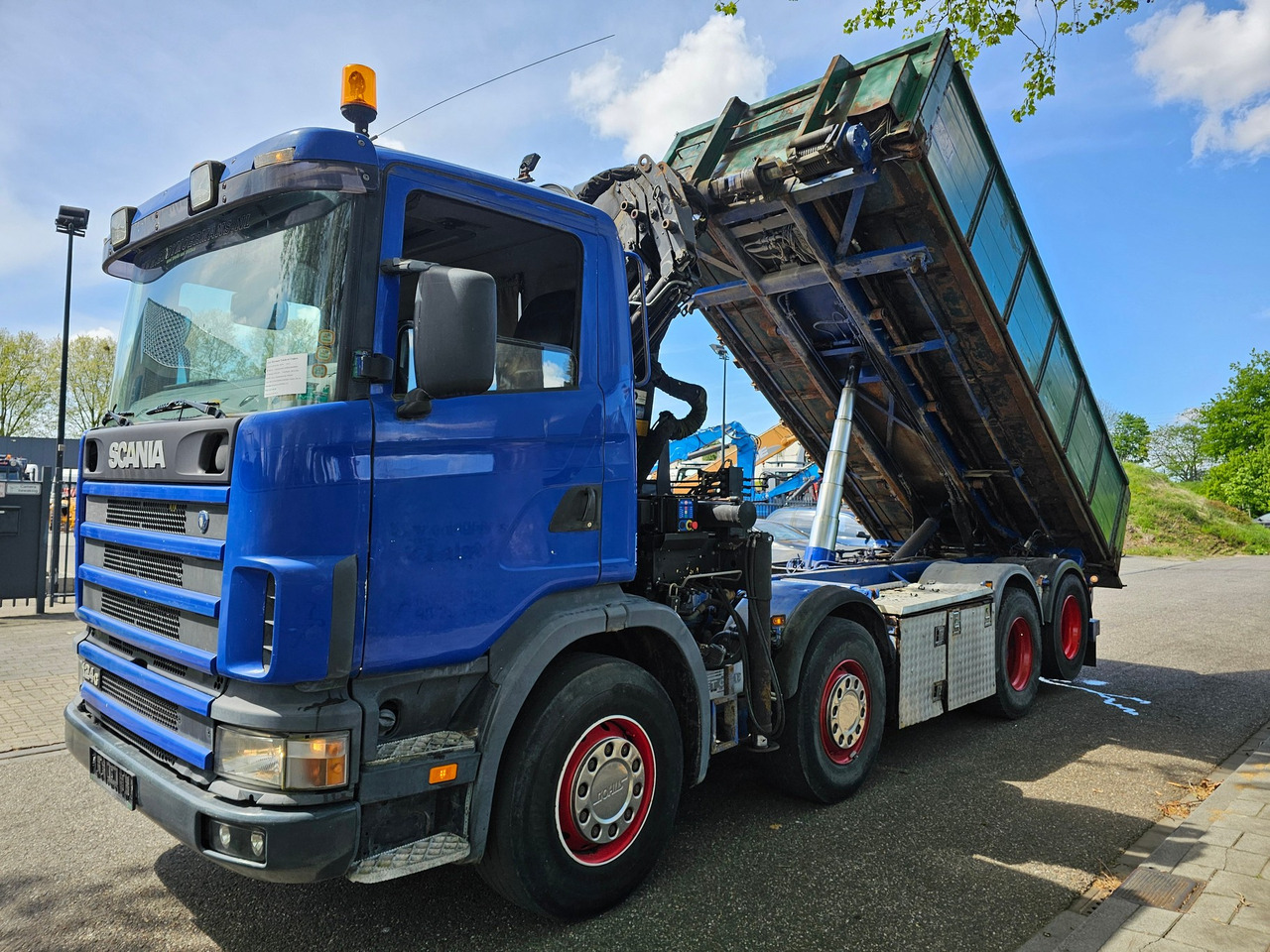Scania R 124G 420 8x2 - Φορτηγό με γερανό: φωτογραφία 5 Scania R 124G 420 8x2 - Φορτηγό με γερανό: φωτογραφία 5