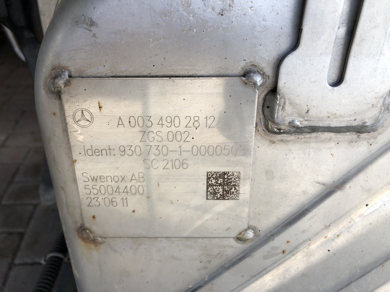 EXHAUST AFTERTREATMENT EURO6-EURO5 MERCEDES ACTROS MP4 - Πολλαπλή εξαγωγής για Φορτηγό: φωτογραφία 3 EXHAUST AFTERTREATMENT EURO6-EURO5 MERCEDES ACTROS MP4 - Πολλαπλή εξαγωγής για Φορτηγό: φωτογραφία 3