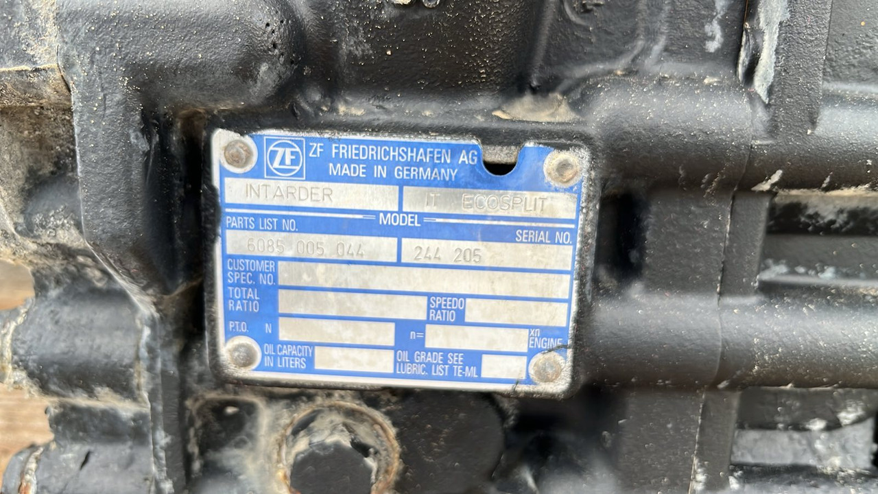 GEARBOX ZF 16S1921TD INTARDER MAN TGA - Κιβώτιο ταχυτήτων και ανταλλακτικά για Φορτηγό: φωτογραφία 5 GEARBOX ZF 16S1921TD INTARDER MAN TGA - Κιβώτιο ταχυτήτων και ανταλλακτικά για Φορτηγό: φωτογραφία 5