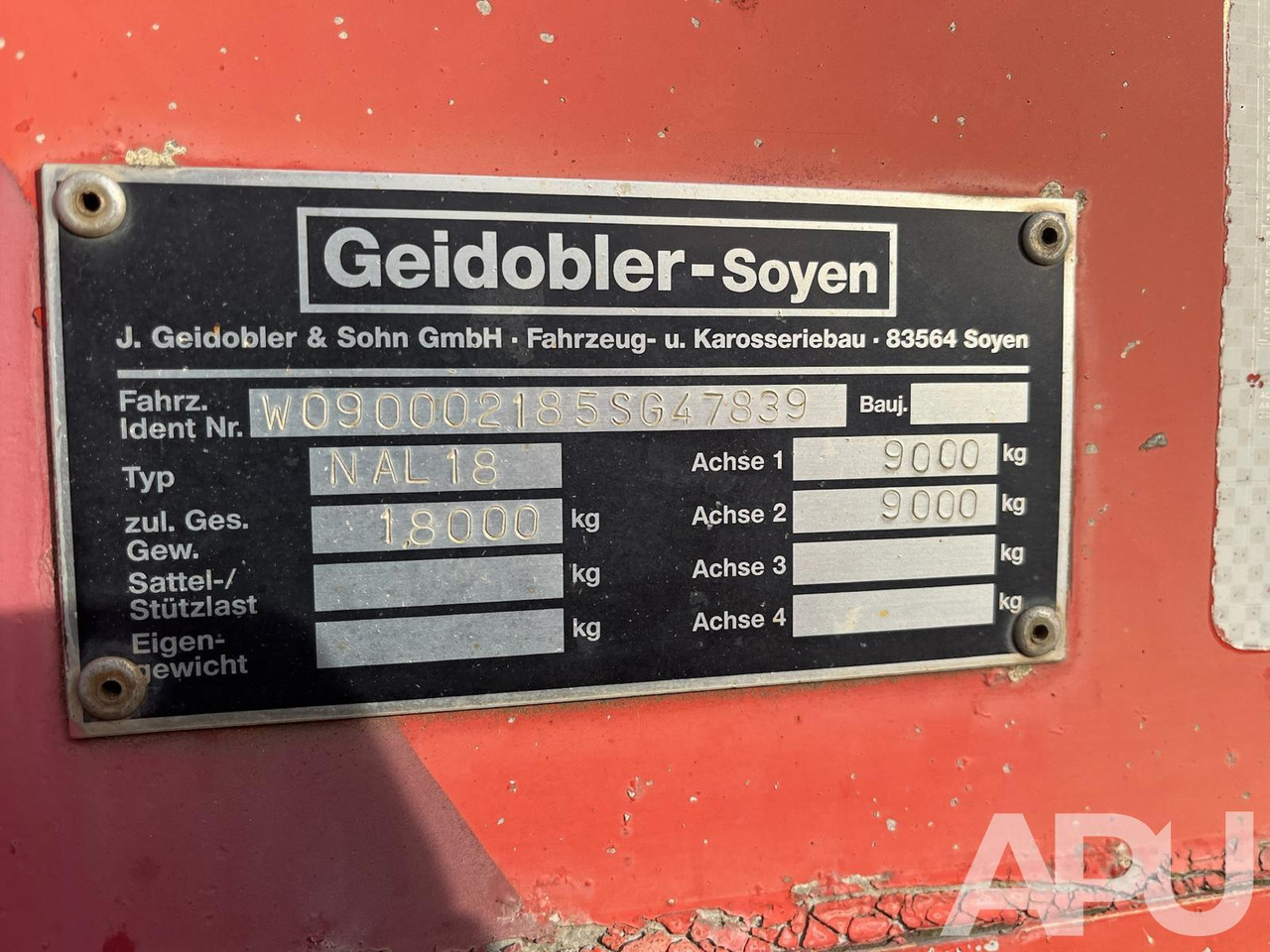 PRZYCZEPA GEIDOBLER–SOYEN NAL 18 - Τρέιλερ πλατφόρμα/ Καρότσα: φωτογραφία 2 PRZYCZEPA GEIDOBLER–SOYEN NAL 18 - Τρέιλερ πλατφόρμα/ Καρότσα: φωτογραφία 2