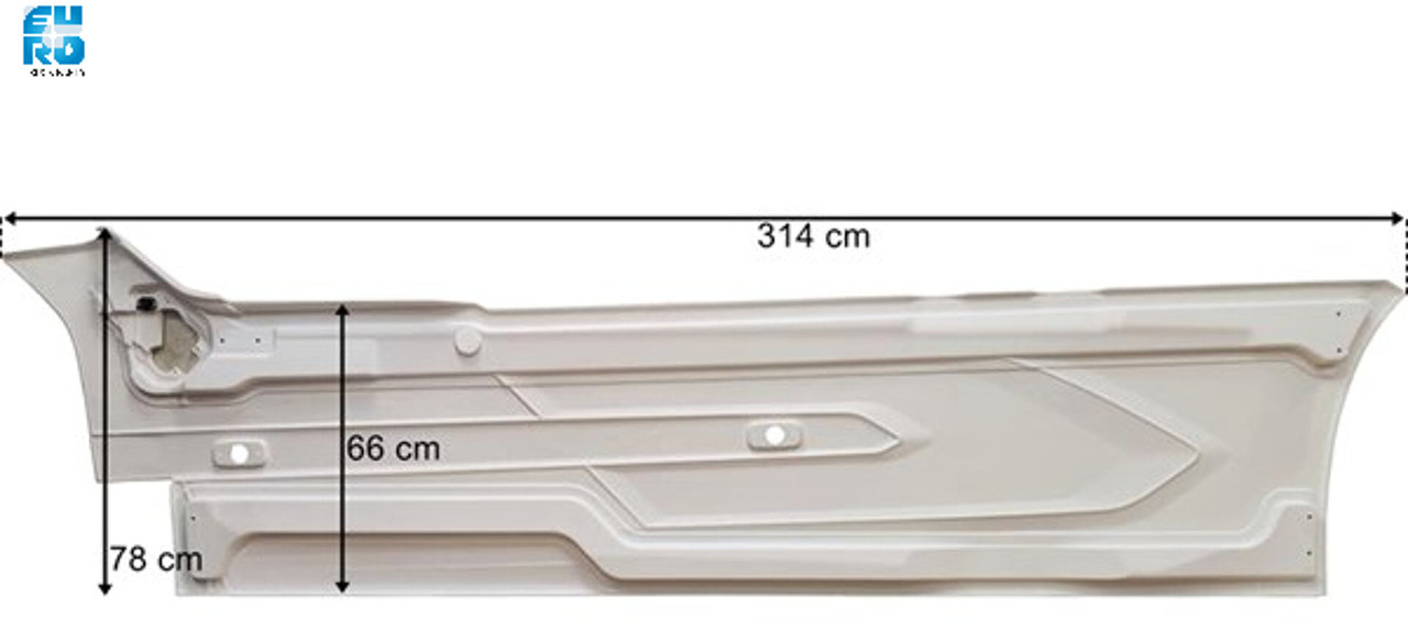 DAF XG XG+ XF LOWDECK ZIJSKIRT SET WB 4000mm 2022- PRIMER ,COMPLEET MET BEVESTIGING - Αμάξωμα και εξωτερικό για Φορτηγό: φωτογραφία 4 DAF XG XG+ XF LOWDECK ZIJSKIRT SET WB 4000mm 2022- PRIMER ,COMPLEET MET BEVESTIGING - Αμάξωμα και εξωτερικό για Φορτηγό: φωτογραφία 4