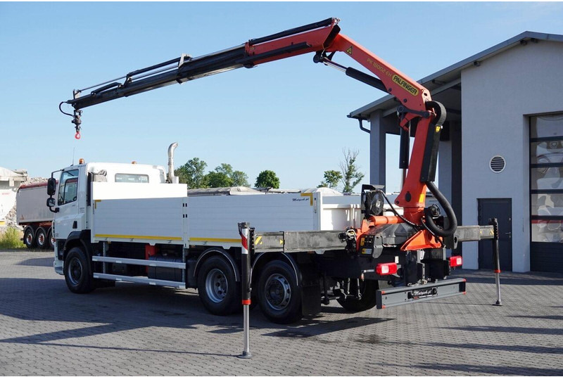 DAF CF 370 / 6x2 / SKRZYNIOWY - paka: 6,4 m / + HDS PALFINGER PK 180 - Φορτηγό με ανοιχτή καρότσα, Φορτηγό με γερανό: φωτογραφία 3 DAF CF 370 / 6x2 / SKRZYNIOWY - paka: 6,4 m / + HDS PALFINGER PK 180 - Φορτηγό με ανοιχτή καρότσα, Φορτηγό με γερανό: φωτογραφία 3