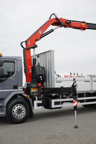 Φορτηγό με ανοιχτή καρότσα, Φορτηγό με γερανό DAF LF / 260 / ACC / SKRZYNIOWY + HDS / HYVA HC-183 / PILOT / ROTATO: φωτογραφία 15