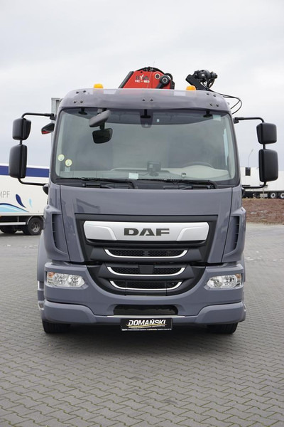 Φορτηγό με ανοιχτή καρότσα, Φορτηγό με γερανό DAF LF / 260 / ACC / SKRZYNIOWY + HDS / HYVA HC-183 / PILOT / ROTATO: φωτογραφία 14