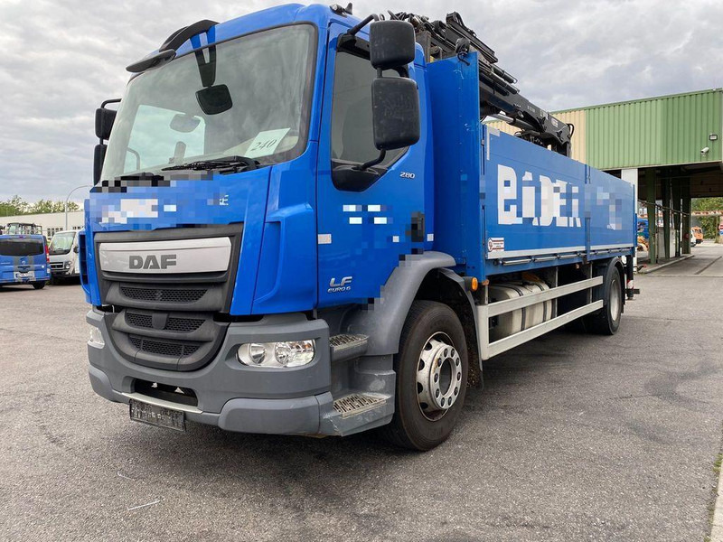 DAF LF 280 - Φορτηγό με ανοιχτή καρότσα, Φορτηγό με γερανό: φωτογραφία 3 DAF LF 280 - Φορτηγό με ανοιχτή καρότσα, Φορτηγό με γερανό: φωτογραφία 3