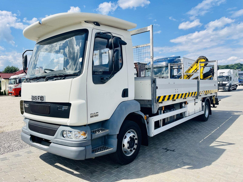 DAF LF 55 180 RHD Flatbed ATLAS AK 60.1 A2 Crane - Φορτηγό με ανοιχτή καρότσα, Φορτηγό με γερανό: φωτογραφία 2 DAF LF 55 180 RHD Flatbed ATLAS AK 60.1 A2 Crane - Φορτηγό με ανοιχτή καρότσα, Φορτηγό με γερανό: φωτογραφία 2