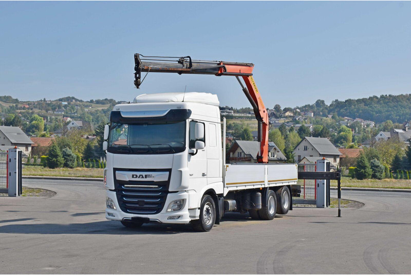 DAF XF 530 Pritsche 6,30 m + PK 15500 * TOPZUSTAND - Φορτηγό με ανοιχτή καρότσα, Φορτηγό με γερανό: φωτογραφία 2 DAF XF 530 Pritsche 6,30 m + PK 15500 * TOPZUSTAND - Φορτηγό με ανοιχτή καρότσα, Φορτηγό με γερανό: φωτογραφία 2