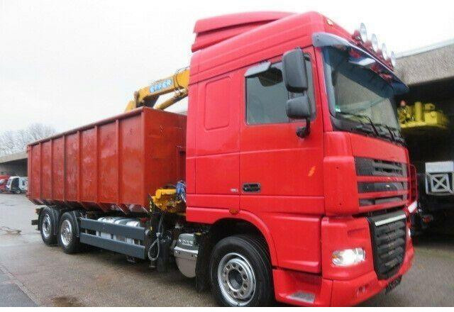 DAF XF105.410 6x2 Container + Crane - Φορτηγό καδοφόρος φορτωτής: φωτογραφία 3 DAF XF105.410 6x2 Container + Crane - Φορτηγό καδοφόρος φορτωτής: φωτογραφία 3