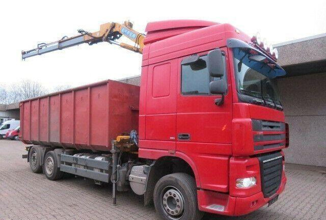 DAF XF105.410 6x2 Container + Crane - Φορτηγό καδοφόρος φορτωτής: φωτογραφία 5 DAF XF105.410 6x2 Container + Crane - Φορτηγό καδοφόρος φορτωτής: φωτογραφία 5