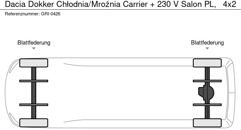 Επαγγελματικό αυτοκίνητο ψυγείο Dacia Dokker Chłodnia/Mroźnia Carrier + 230 V Salon PL,: φωτογραφία 14 Επαγγελματικό αυτοκίνητο ψυγείο Dacia Dokker Chłodnia/Mroźnia Carrier + 230 V Salon PL,: φωτογραφία 14