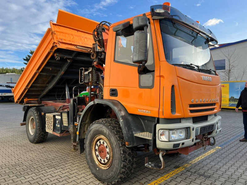 Iveco 140 E 24 4x4 + Atlas AK 65.2 A1 - Φορτηγό ανατρεπόμενο, Φορτηγό με γερανό: φωτογραφία 3 Iveco 140 E 24 4x4 + Atlas AK 65.2 A1 - Φορτηγό ανατρεπόμενο, Φορτηγό με γερανό: φωτογραφία 3