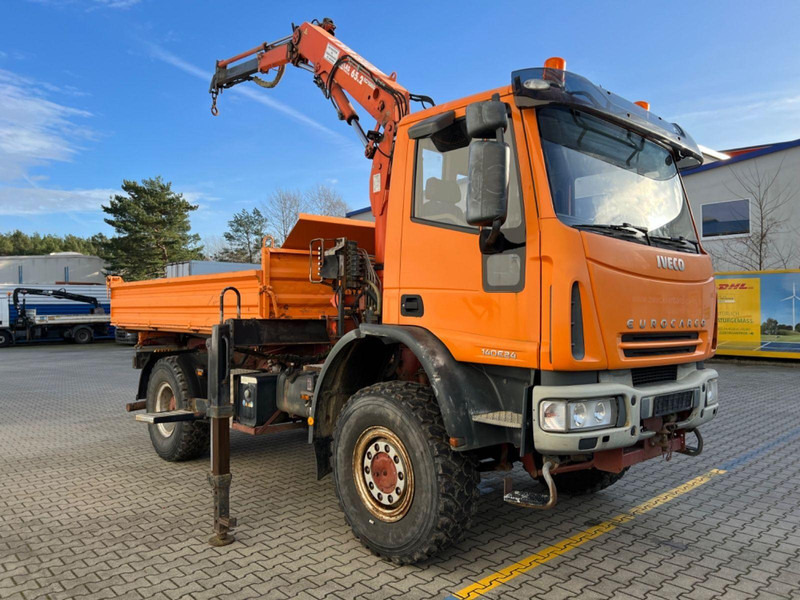 Iveco 140 E 24 4x4 + Atlas AK 65.2 A1 - Φορτηγό ανατρεπόμενο, Φορτηγό με γερανό: φωτογραφία 2 Iveco 140 E 24 4x4 + Atlas AK 65.2 A1 - Φορτηγό ανατρεπόμενο, Φορτηγό με γερανό: φωτογραφία 2