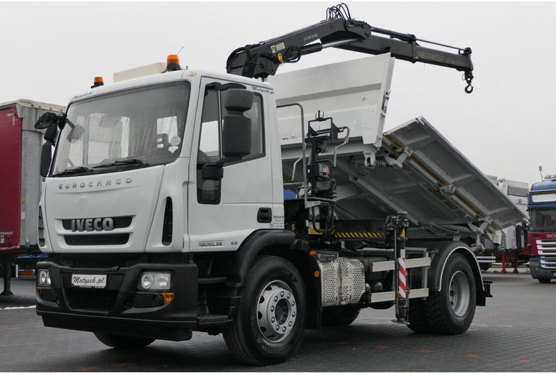 Iveco 19 - 320 KM / E 6 / Wywrotka + HDS / HYDROBURTA / 3 STRONNY KIPP - Φορτηγό ανατρεπόμενο, Φορτηγό με γερανό: φωτογραφία 1 Iveco 19 - 320 KM / E 6 / Wywrotka + HDS / HYDROBURTA / 3 STRONNY KIPP - Φορτηγό ανατρεπόμενο, Φορτηγό με γερανό: φωτογραφία 1