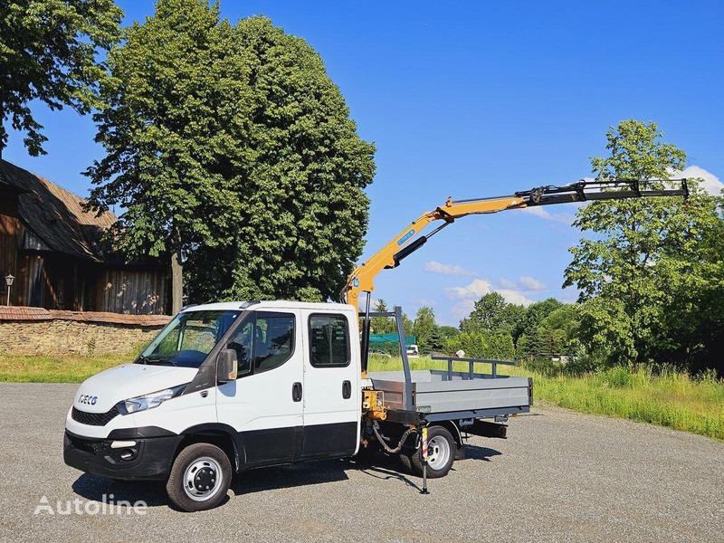 Iveco Daily 35c-15 Doka flatbed + crane Effer - Μικρό φορτηγό με καρότσα, Διπλοκάμπινο ελαφρύ επαγγελματικό: φωτογραφία 4 Iveco Daily 35c-15 Doka flatbed + crane Effer - Μικρό φορτηγό με καρότσα, Διπλοκάμπινο ελαφρύ επαγγελματικό: φωτογραφία 4