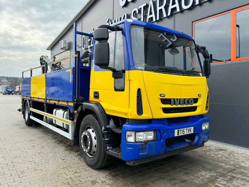 Iveco EuroCargo 180E25 - Φορτηγό με ανοιχτή καρότσα, Φορτηγό με γερανό: φωτογραφία 2 Iveco EuroCargo 180E25 - Φορτηγό με ανοιχτή καρότσα, Φορτηγό με γερανό: φωτογραφία 2