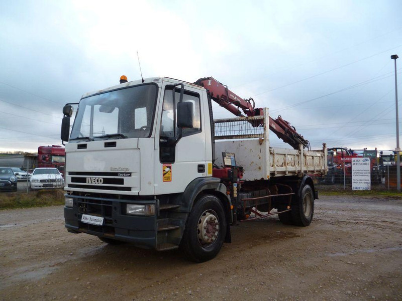 Iveco Eurocargo 180E24 - Φορτηγό ανατρεπόμενο, Φορτηγό με γερανό: φωτογραφία 1 Iveco Eurocargo 180E24 - Φορτηγό ανατρεπόμενο, Φορτηγό με γερανό: φωτογραφία 1
