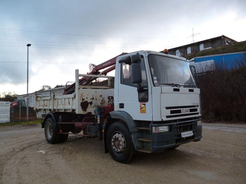 Iveco Eurocargo 180E24 - Φορτηγό ανατρεπόμενο, Φορτηγό με γερανό: φωτογραφία 2 Iveco Eurocargo 180E24 - Φορτηγό ανατρεπόμενο, Φορτηγό με γερανό: φωτογραφία 2