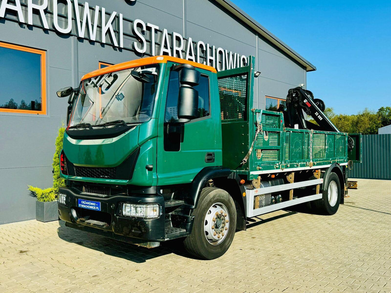 Iveco Eurocargo 180E25 - Φορτηγό με ανοιχτή καρότσα, Φορτηγό με γερανό: φωτογραφία 2 Iveco Eurocargo 180E25 - Φορτηγό με ανοιχτή καρότσα, Φορτηγό με γερανό: φωτογραφία 2
