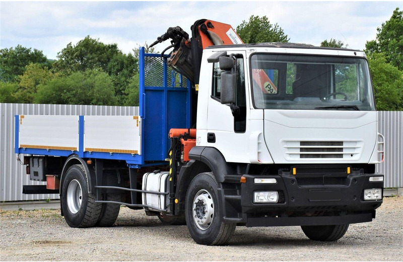 Iveco Eurocargo 180E28 - Φορτηγό με ανοιχτή καρότσα, Φορτηγό με γερανό: φωτογραφία 3 Iveco Eurocargo 180E28 - Φορτηγό με ανοιχτή καρότσα, Φορτηγό με γερανό: φωτογραφία 3