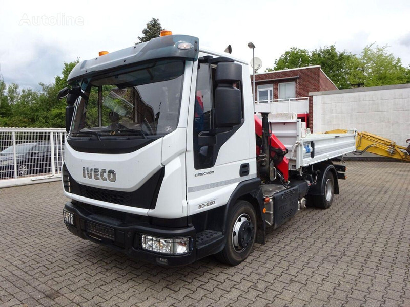 Iveco Eurocargo 80-220 Tipper + crane - Φορτηγό ανατρεπόμενο, Φορτηγό με γερανό: φωτογραφία 4 Iveco Eurocargo 80-220 Tipper + crane - Φορτηγό ανατρεπόμενο, Φορτηγό με γερανό: φωτογραφία 4