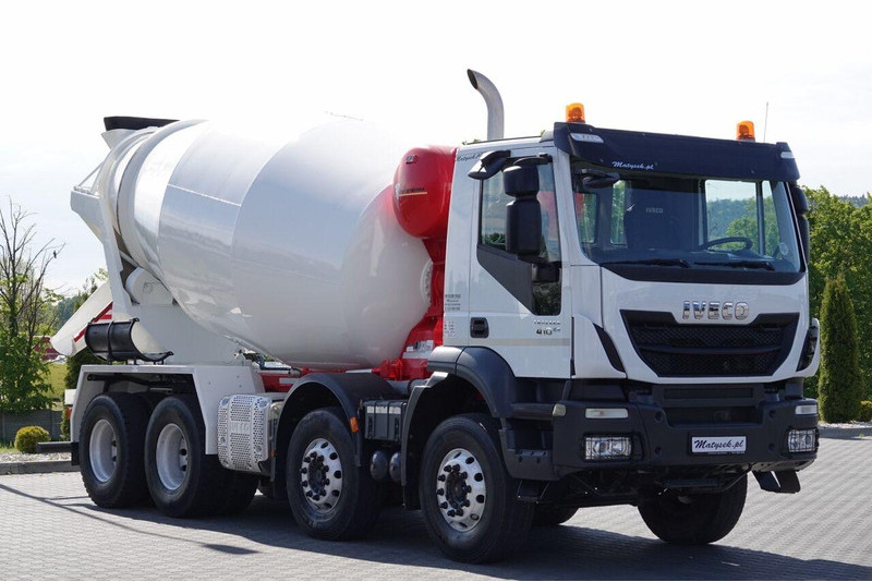 Μπετονιέρα φορτηγό Iveco TRAKKER 410 / 8X4 / BETONOMIESZARKA 9 M3 / PUTZMEISTER / ALUFELG: φωτογραφία 12