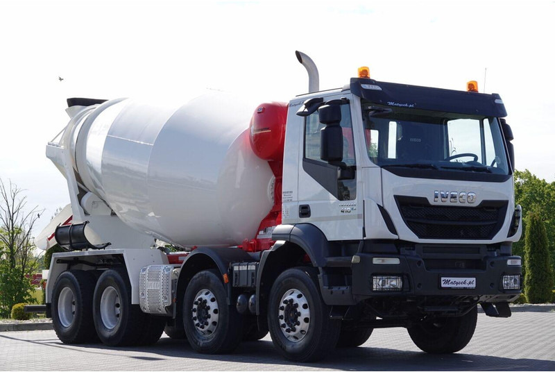 Μπετονιέρα φορτηγό Iveco TRAKKER 410 / 8X4 / BETONOMIESZARKA 9 M3 / PUTZMEISTER / ALUFELG: φωτογραφία 11