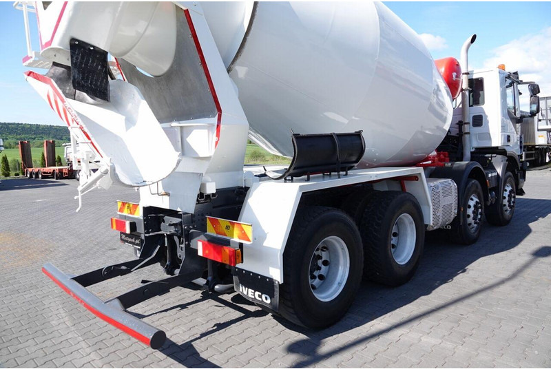 Μπετονιέρα φορτηγό Iveco TRAKKER 410 / 8X4 / BETONOMIESZARKA 9 M3 / PUTZMEISTER / ALUFELG: φωτογραφία 17