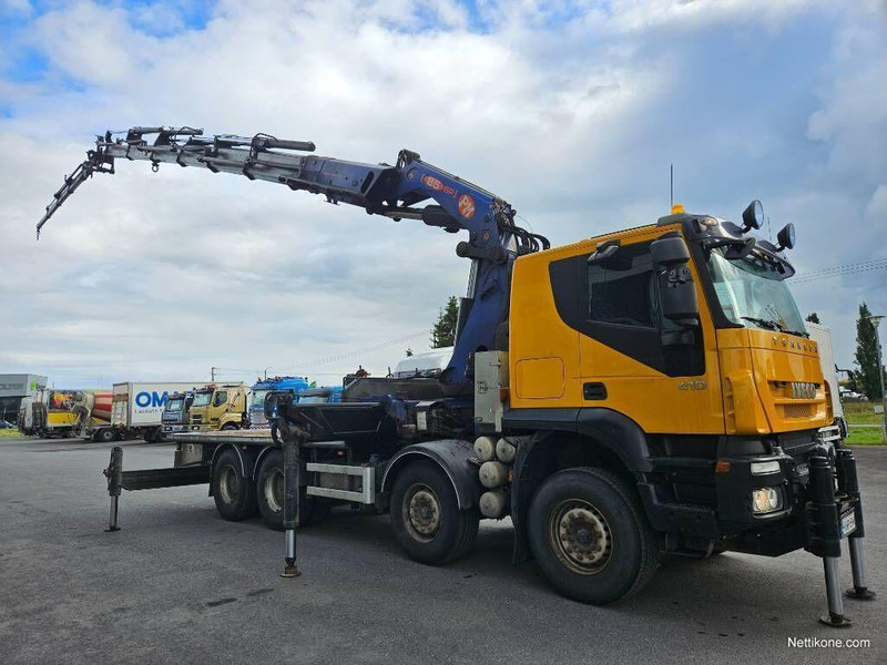 Iveco Trakker 410 - Φορτηγό με ανοιχτή καρότσα, Φορτηγό με γερανό: φωτογραφία 3 Iveco Trakker 410 - Φορτηγό με ανοιχτή καρότσα, Φορτηγό με γερανό: φωτογραφία 3
