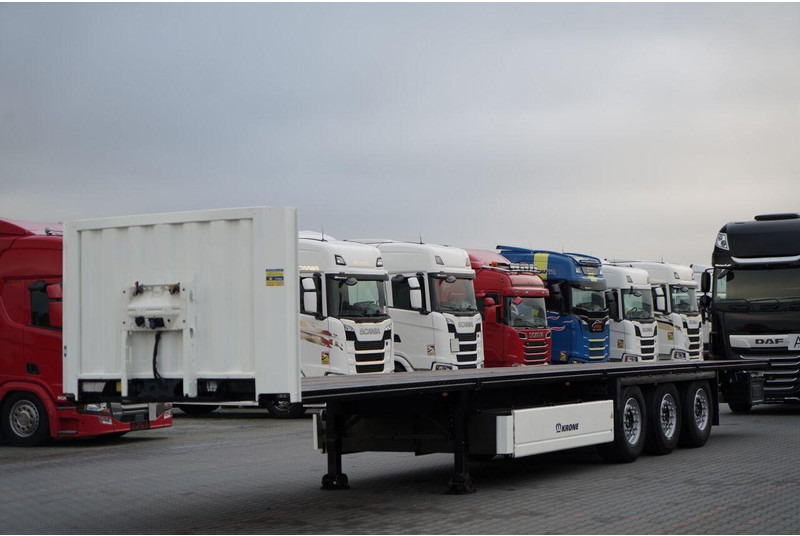 Krone / NACZEPA PLATFORMA / OŚ PODNOSZONA / KOSZ NA PALETY - Επικαθήμενο πλατφόρμα/ Καρότσα: φωτογραφία 2 Krone / NACZEPA PLATFORMA / OŚ PODNOSZONA / KOSZ NA PALETY - Επικαθήμενο πλατφόρμα/ Καρότσα: φωτογραφία 2