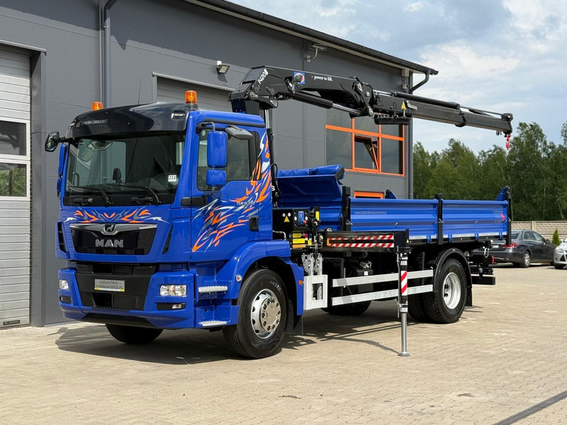 MAN MAN TGM TGL TGS 18.250 // E6 // wywrotka + HDS HMF z pilotem // - Φορτηγό ανατρεπόμενο: φωτογραφία 2 MAN MAN TGM TGL TGS 18.250 // E6 // wywrotka + HDS HMF z pilotem // - Φορτηγό ανατρεπόμενο: φωτογραφία 2