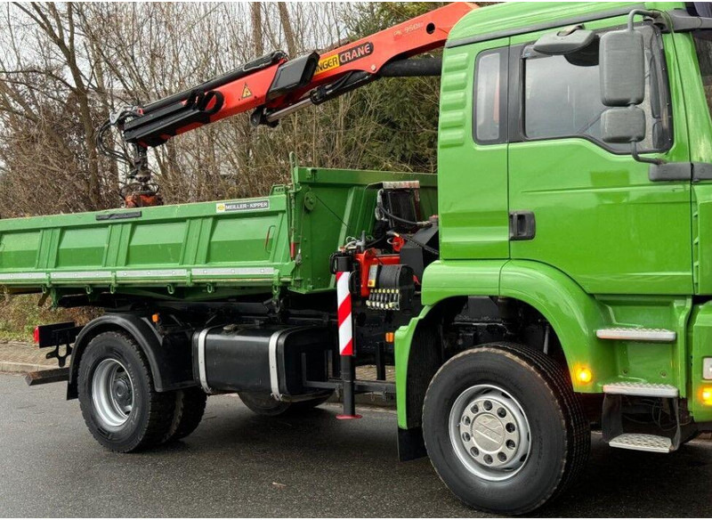 MAN TGA 18.360 Meiller 3-Way Tipper + Crane Palfinger PK 9501 - Φορτηγό ανατρεπόμενο, Φορτηγό με γερανό: φωτογραφία 5 MAN TGA 18.360 Meiller 3-Way Tipper + Crane Palfinger PK 9501 - Φορτηγό ανατρεπόμενο, Φορτηγό με γερανό: φωτογραφία 5
