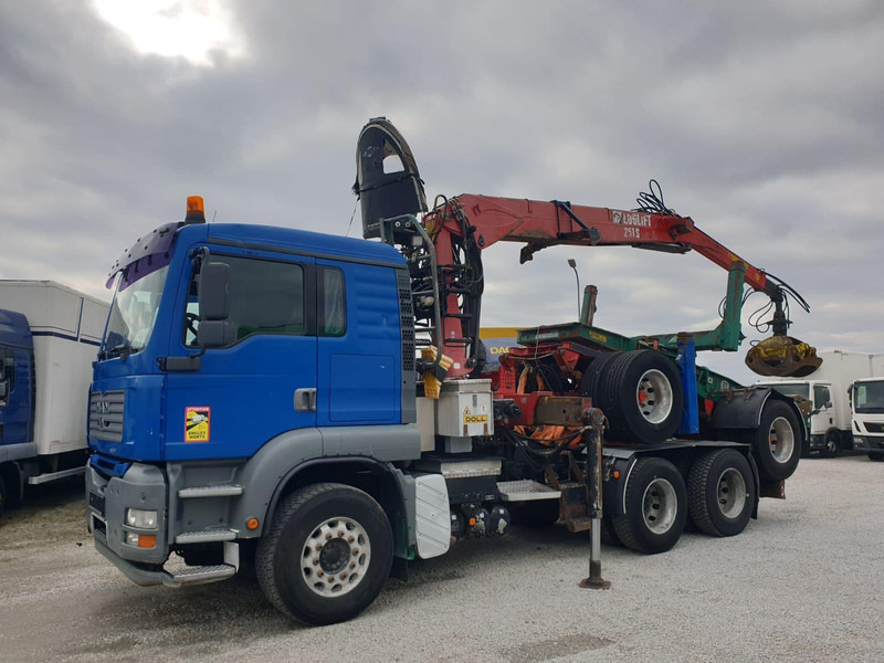 MAN TGA 26.480 6x4 LOGLIFT DOLL WOOD TRANSPORTER - Φορτηγό ξυλείας, Φορτηγό με γερανό: φωτογραφία 2 MAN TGA 26.480 6x4 LOGLIFT DOLL WOOD TRANSPORTER - Φορτηγό ξυλείας, Φορτηγό με γερανό: φωτογραφία 2