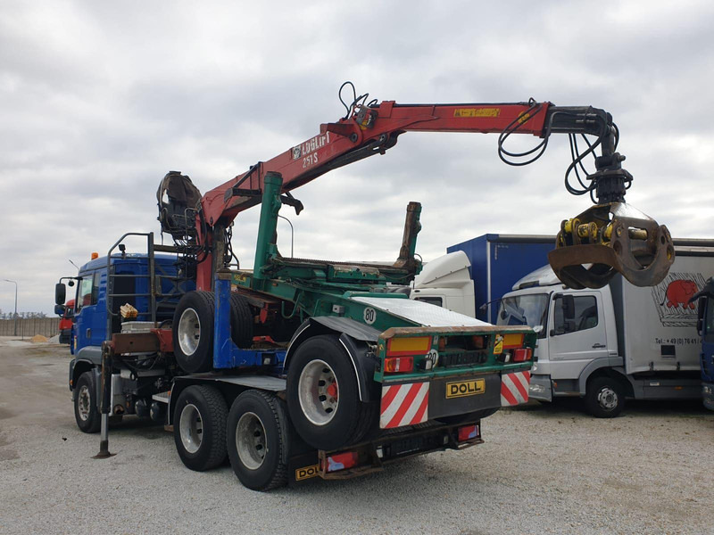 MAN TGA 26.480 6x4 LOGLIFT DOLL WOOD TRANSPORTER - Φορτηγό ξυλείας, Φορτηγό με γερανό: φωτογραφία 3 MAN TGA 26.480 6x4 LOGLIFT DOLL WOOD TRANSPORTER - Φορτηγό ξυλείας, Φορτηγό με γερανό: φωτογραφία 3