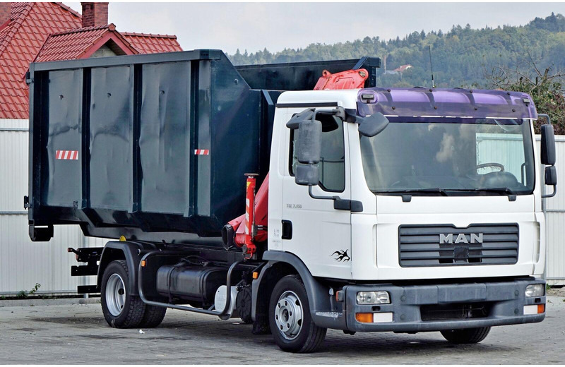MAN TGL 7.150 + FASSI F60 * TOPZUSTAND - Φορτηγό ανατρεπόμενο, Φορτηγό με γερανό: φωτογραφία 3 MAN TGL 7.150 + FASSI F60 * TOPZUSTAND - Φορτηγό ανατρεπόμενο, Φορτηγό με γερανό: φωτογραφία 3