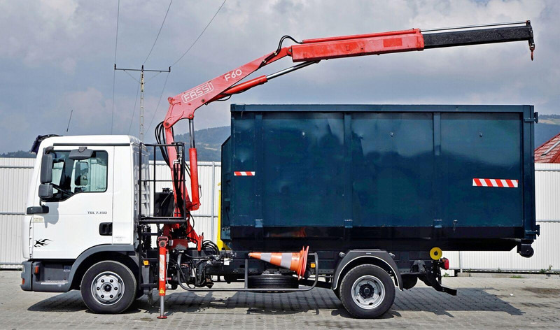 MAN TGL 7.150 + FASSI F60 * TOPZUSTAND - Φορτηγό ανατρεπόμενο, Φορτηγό με γερανό: φωτογραφία 5 MAN TGL 7.150 + FASSI F60 * TOPZUSTAND - Φορτηγό ανατρεπόμενο, Φορτηγό με γερανό: φωτογραφία 5